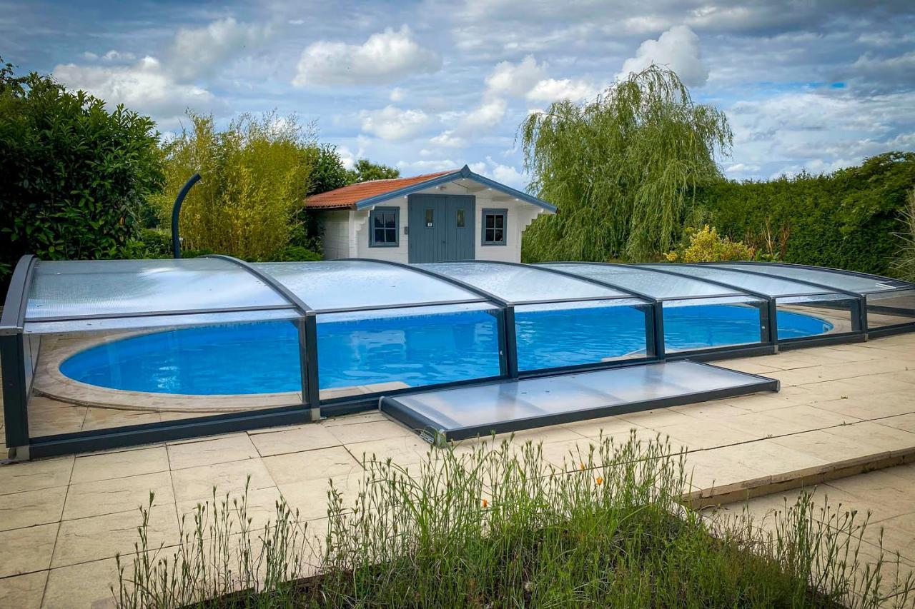Villa 200m2 avec PISCINE chauffée&SPA&sauna&kota-grill Laval-sur-Vologne Extérieur photo