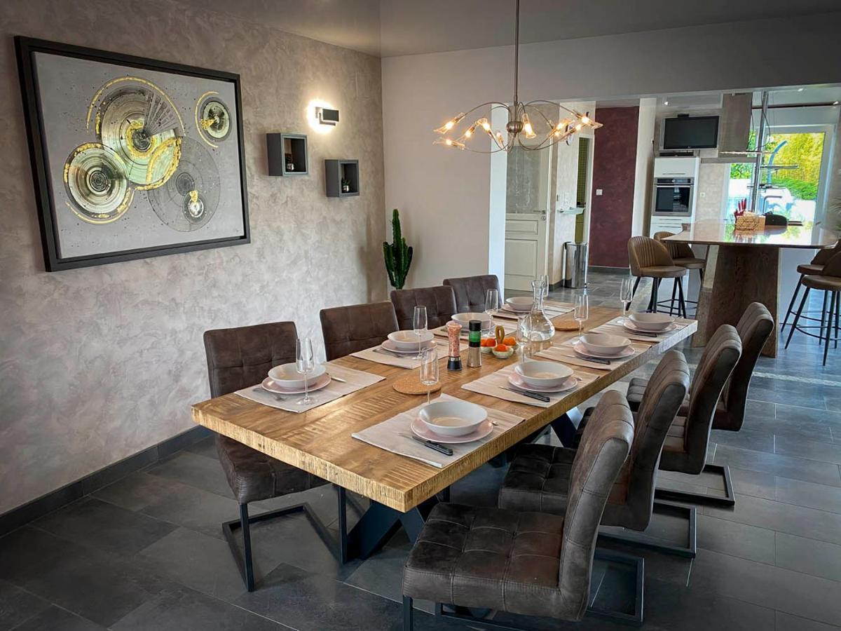 Villa 200m2 avec PISCINE chauffée&SPA&sauna&kota-grill Laval-sur-Vologne Extérieur photo