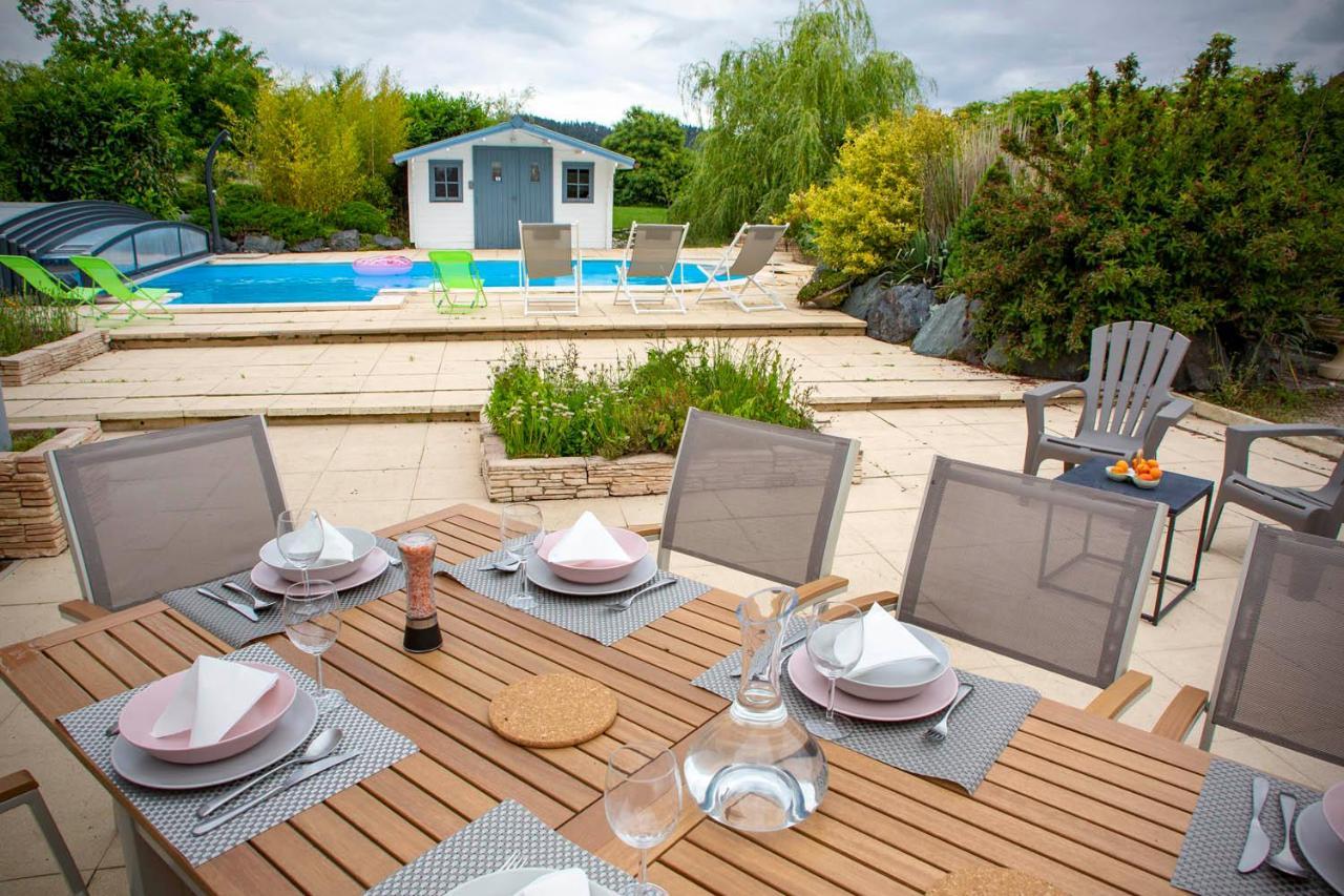 Villa 200m2 avec PISCINE chauffée&SPA&sauna&kota-grill Laval-sur-Vologne Extérieur photo