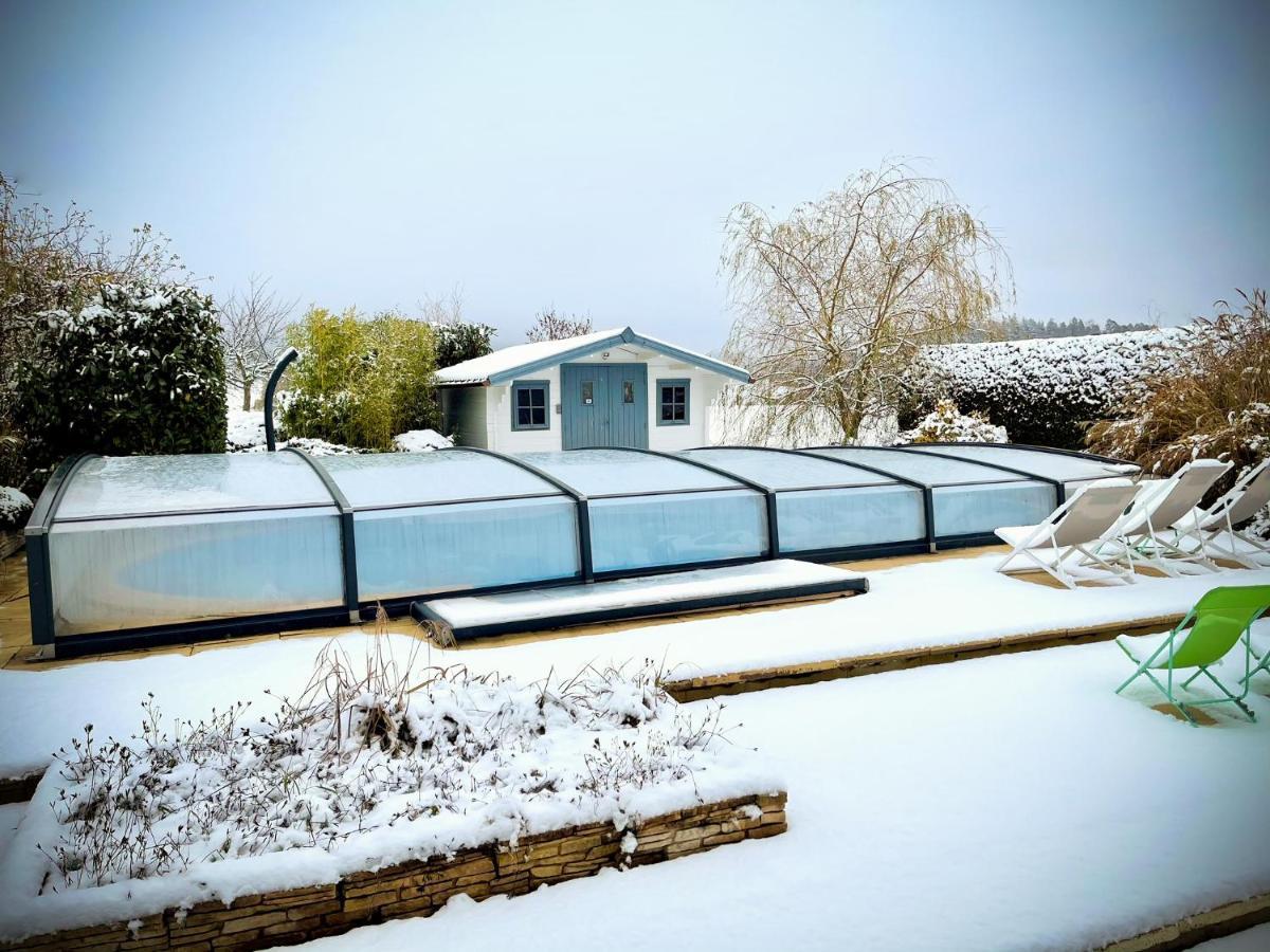 Villa 200m2 avec PISCINE chauffée&SPA&sauna&kota-grill Laval-sur-Vologne Extérieur photo