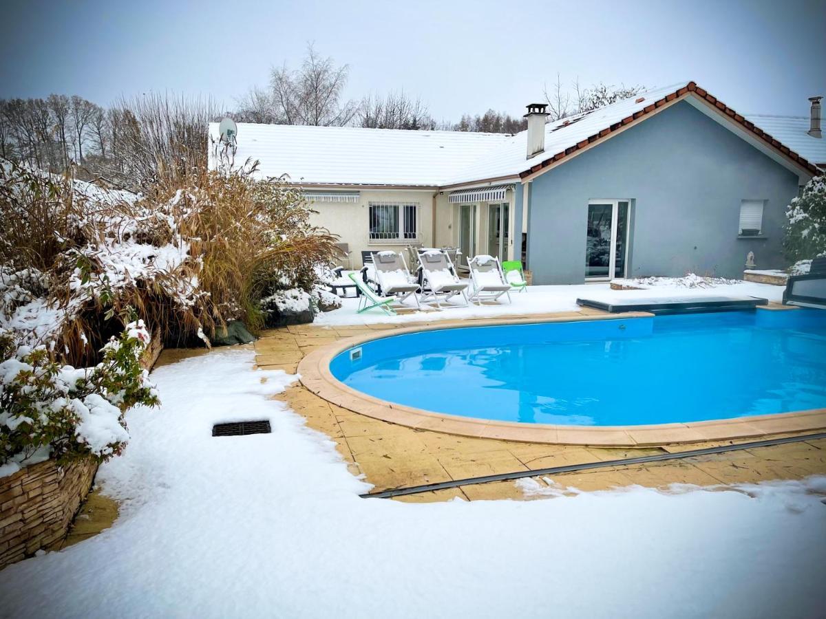 Villa 200m2 avec PISCINE chauffée&SPA&sauna&kota-grill Laval-sur-Vologne Extérieur photo